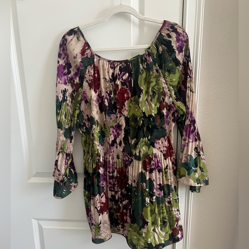 Purple/pink long sleeve blouse from Avenue